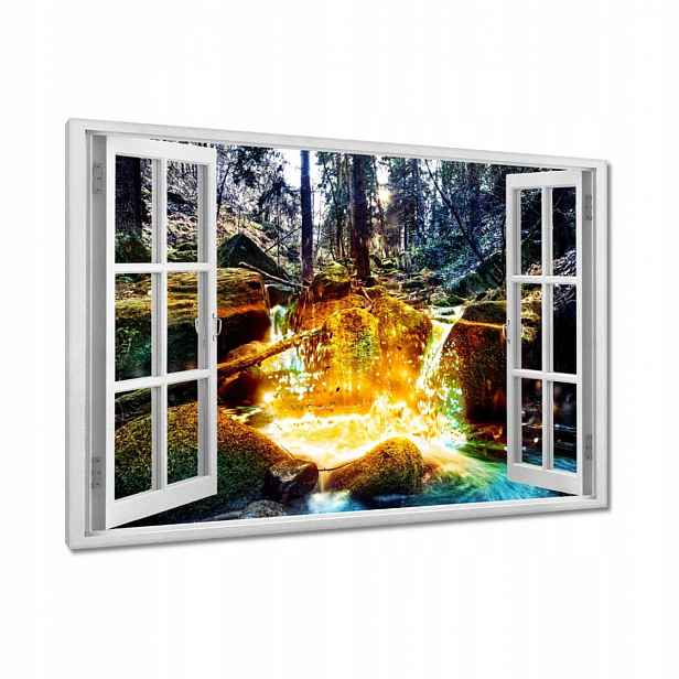 Obrazy 90x60 Horský vodopád Krajina