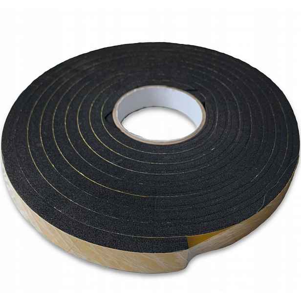 Těsnění samolepicí pěnová guma 5x40 mm, role 10 m