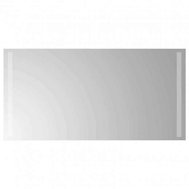vidaXL LED koupelnové zrcadlo Transparentní 80 x 40 cm tvrzené sklo