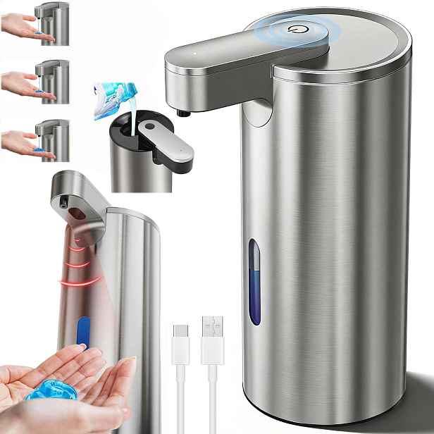 Dávkovač Automatického Mýdla Na Ruce Bezdotykového Prostředku Na Mytí Nádobí 340 ML