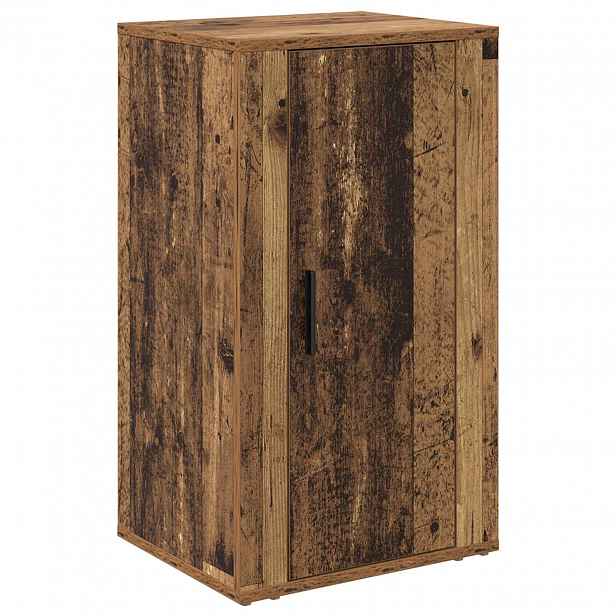 vidaXL Servírovací skříň Staré dřevo 40 x 33 x 70 cm Kompozitní dřevo