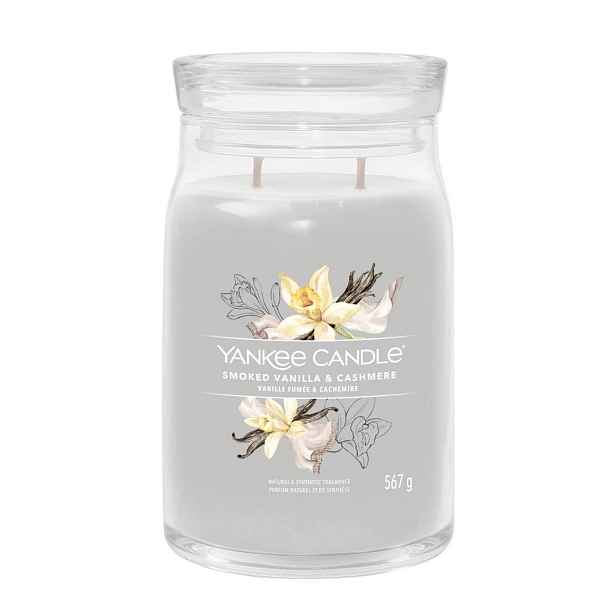 Yankee Candle Smoked Vanilla & Cashmere Velká svíčka