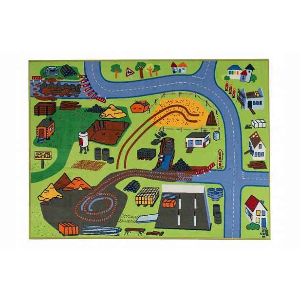Koberec s uličkami, 133 x 190 cm, protiskluzový s měkkým vlasem