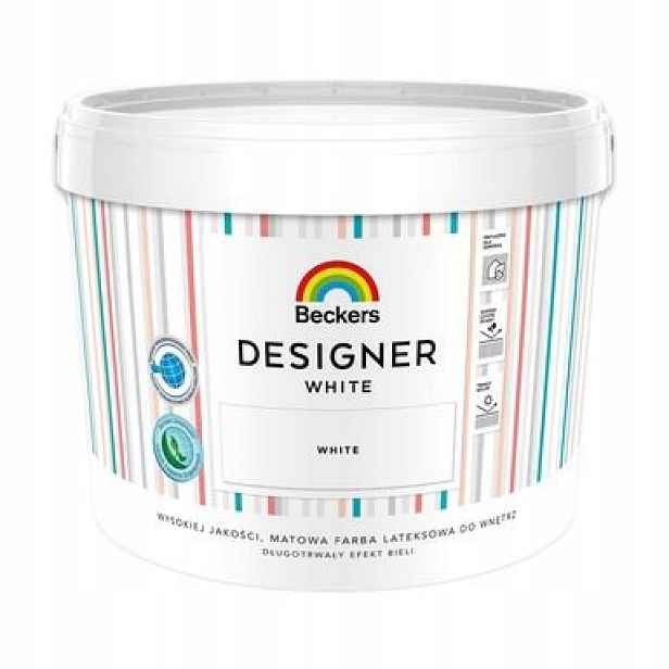 Barva Latexová Bílá Beckers Designer White 10L