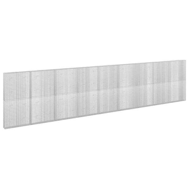 vidaXL Gabion s drátem 3,5 mm a síťkou 5x2,5 cm 900x20x200 cm