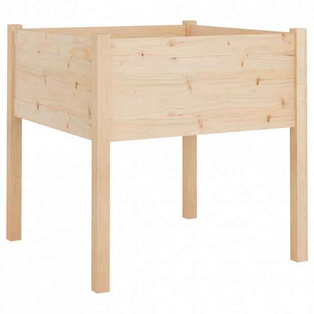 vidaXL Zahradní truhlík 70 x 70 x 70 cm masivní borové dřevo
