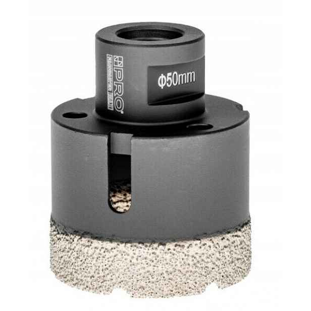 Vrták Pro, korunkový vrták 50 mm pro suché dlaždice/gres M14 WA335