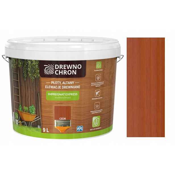 Drewnochron Impregnace Express 9L Ceder