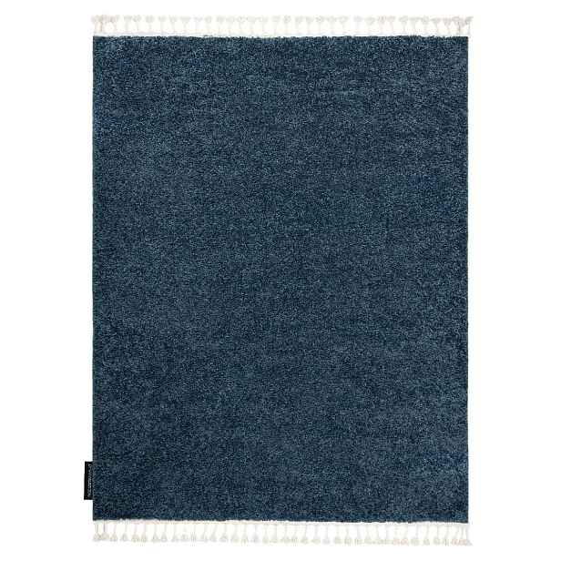 Kusový koberec Berber 9000 blue, 80x150, modrá, ložnice, Dywany Łuszczów
