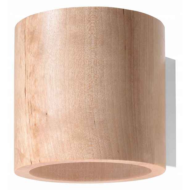 Nástěnná lampa Orbis Přírodní dřevo Sollux