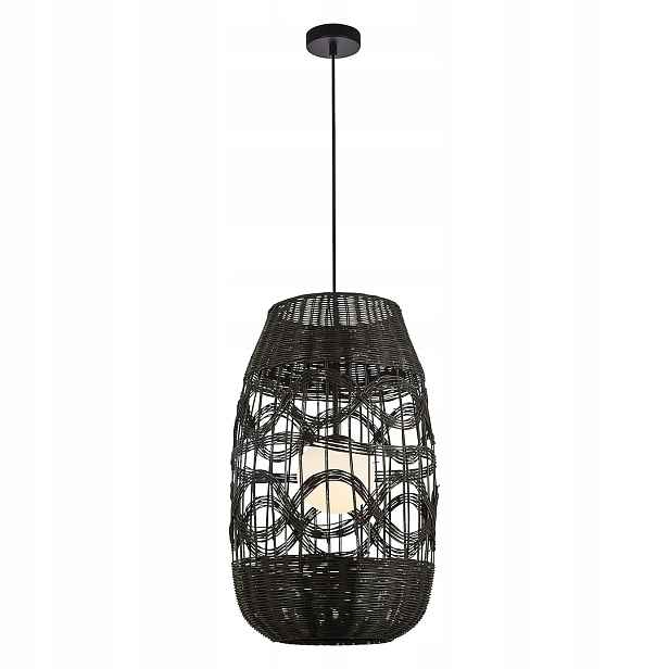 Závěsná lampa Milagro Arona ML0355 černá 1xE14 40 cm boho