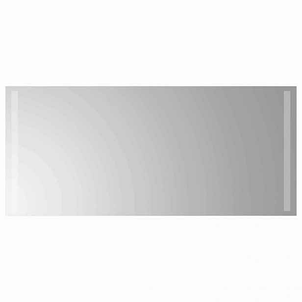 vidaXL LED koupelnové zrcadlo Transparentní 90 x 40 cm tvrzené sklo