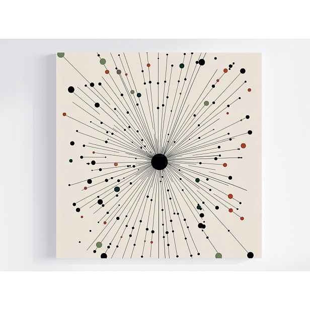 Obraz Na Plátně Canvas Grafika Geometrie Abstrakce Slunce 50x50