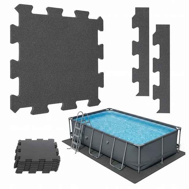 Podložka Pod Bazén Jacuzzi Podkladová podložka Pěnové Puzzle Tlusté 1 CM