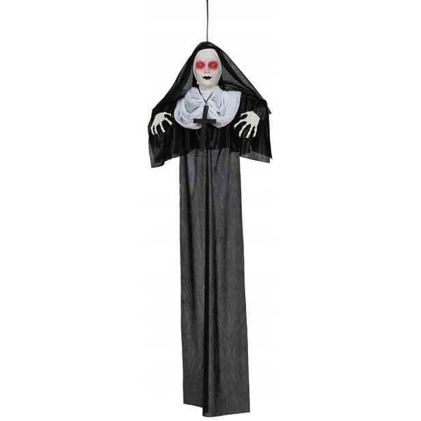 Závěsná Dekorace Strašidelná Jeptiška 120 CM Halloween