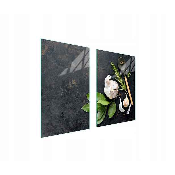 7v1 Skleněná ochranná deska na sporák 65x52 Kuchyně