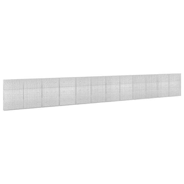 vidaXL Gabion s drátem 3,5 mm a síťkou 5x2,5 cm 1200x20x150 cm