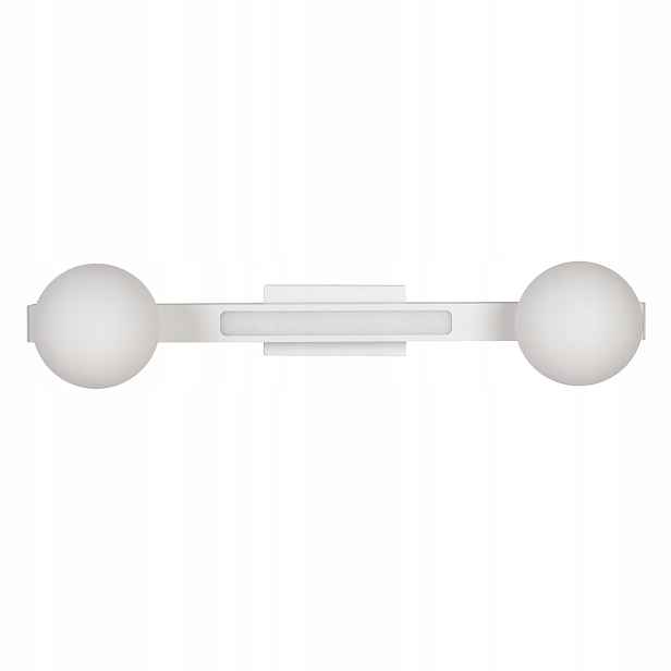 Led nástěnné svítidlo 2xG9 moderní bílé do ložnice 50 cm Milagro
