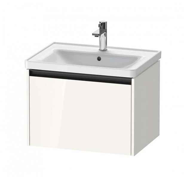 Duravit Ketho.2 - Umyvadlová skříňka 44x63x46 cm, 1 zásuvka, lesklá bílá K25082022220000