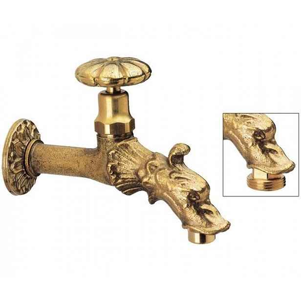 Sapho Retro - Zahradní ventil s rozetou, bronz CH123