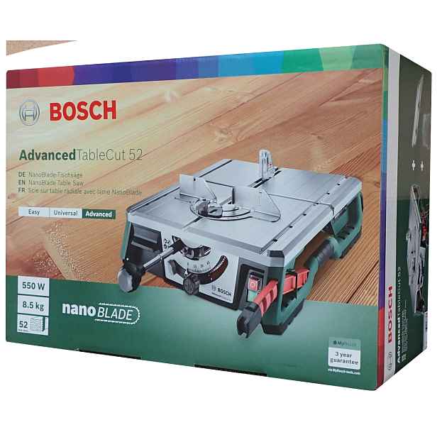 Stolní pila 0603B12001 550W Bosch Advanced TableCut 52