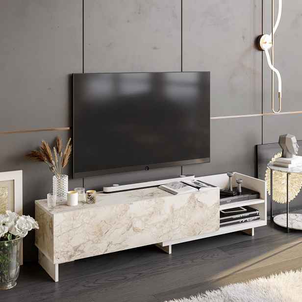 TV stolek Parion - White