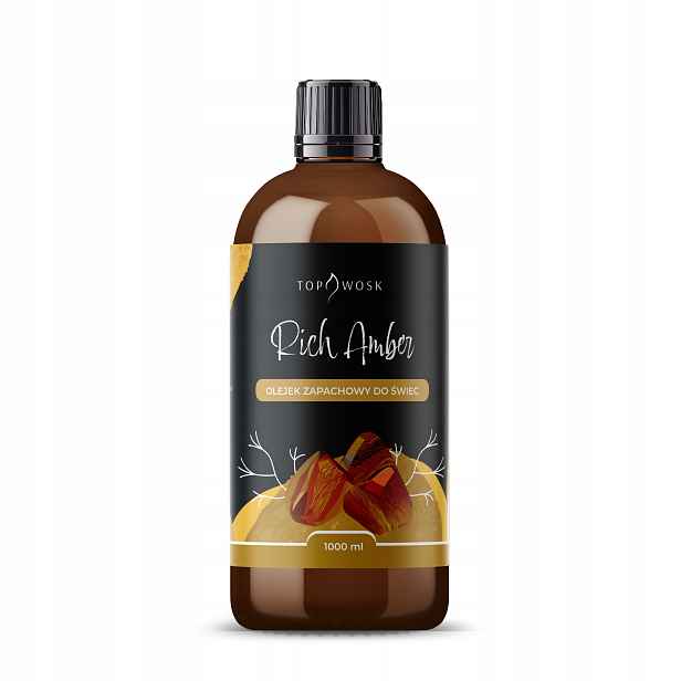Vonný olej do svíček Rich Amber 1000 ml vůně do parafínového vosku