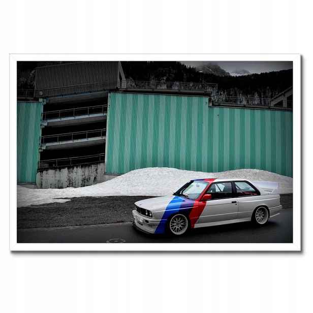 Plakáty v rámu 60x40 Bmw Trojka 3er Auto