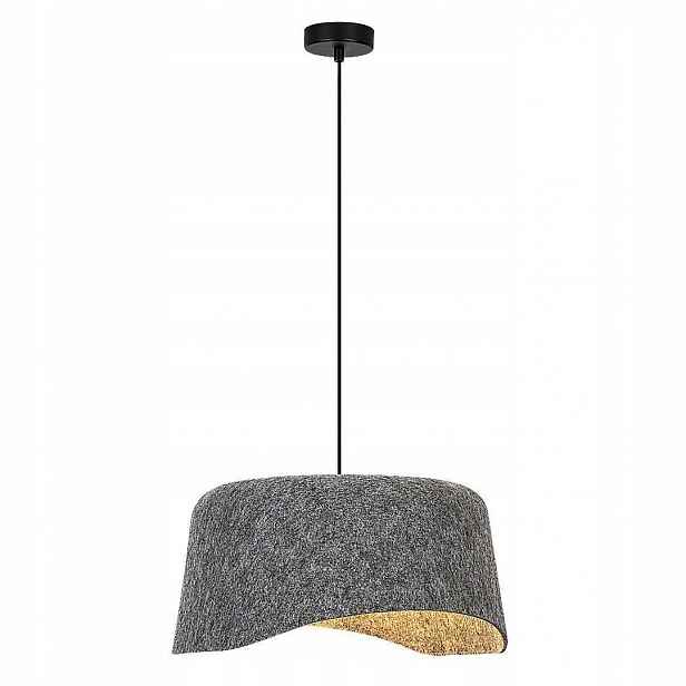 Černá závěsná lampa Farelia má moderní charakter nad stůl Rabalux