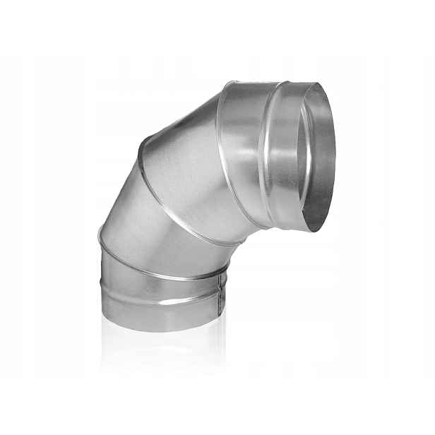 Koleno, koleno 90° ventilační do kanálu Spiro pozinkované Termoflex 315 mm
