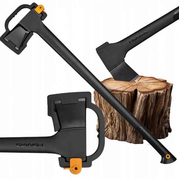 Rozštípací sekera Fiskars A26 Solid XL s krytem čepele Černá 92 CM