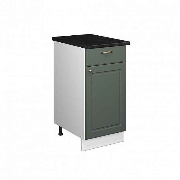 Vicco SPODNÍ SKŘÍŇKA PRO DŘEZ/VARNOU DESKU Fame-Line, Zelená zlatá země/Bílá, 40 cm, PD Antracit