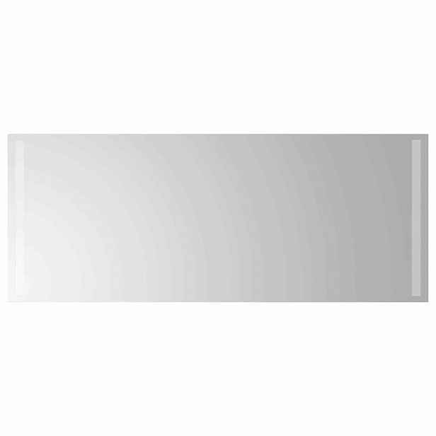 vidaXL LED koupelnové zrcadlo Transparentní 100 x 40 cm tvrzené sklo
