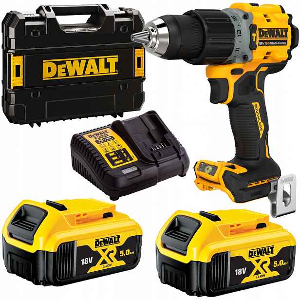 Rázový Aku Šroubovák 18V 2x5Ah 90Nm DeWALT DCD805P2T