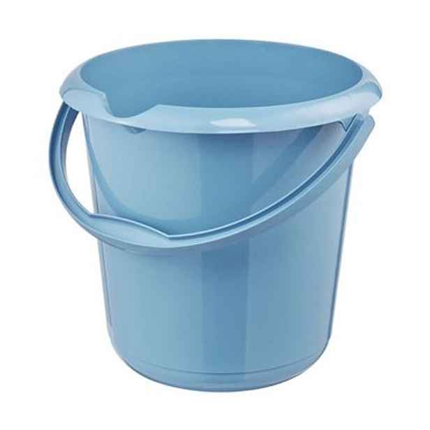 vědro 10l s výlev. ECO modrá, d30x28cm, plast