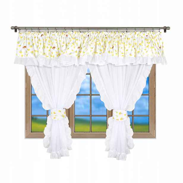 Klasická voálová záclona 400 cm x 150 cm