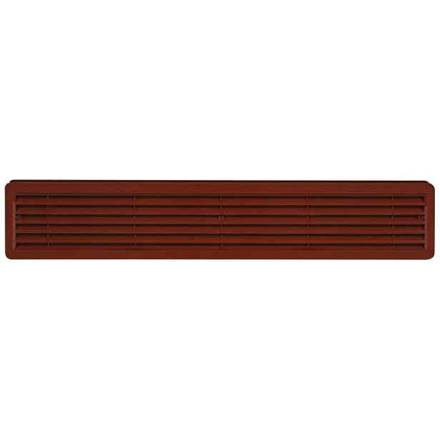 Mřížka větrací dveřní HACO VM D 500×90 mm hnědá