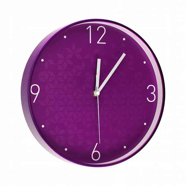 Nástěnné hodiny Leitz Wow 29 Cm fialové