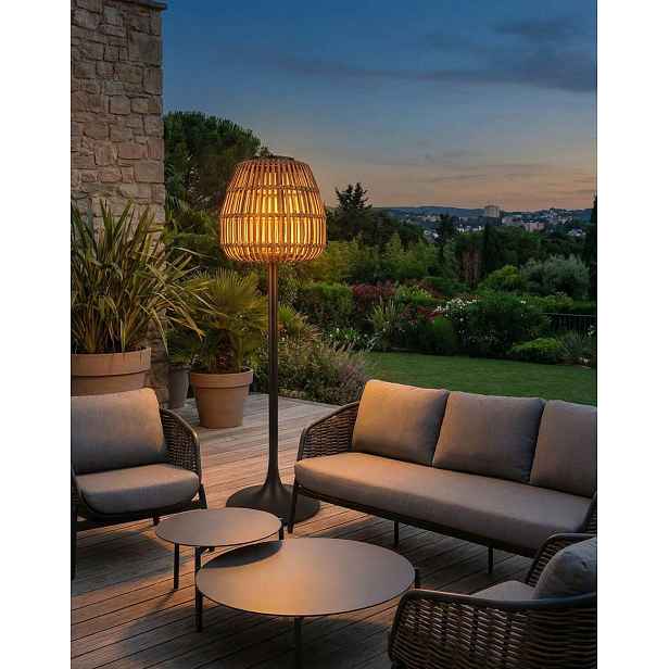 Stojací zahradní solární lampa Borneo