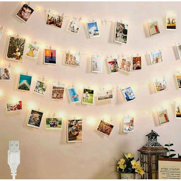 Led girlanda s klipy na fotografie 10 m 100 Led
