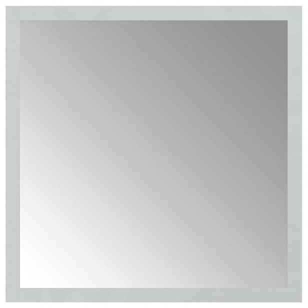 vidaXL LED koupelnové zrcadlo Transparentní 30 x 30 cm tvrzené sklo