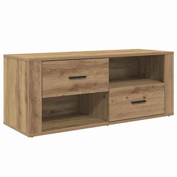 vidaXL Televizní skříň 100 x 35 x 40 cm Artisanový dub