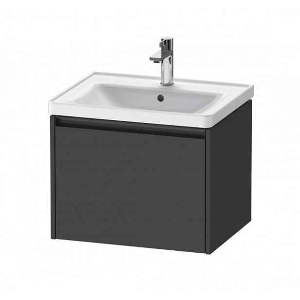 Duravit Ketho.2 - Umyvadlová skříňka 44x58x46 cm, 1 zásuvka, grafit mat K25081049490000