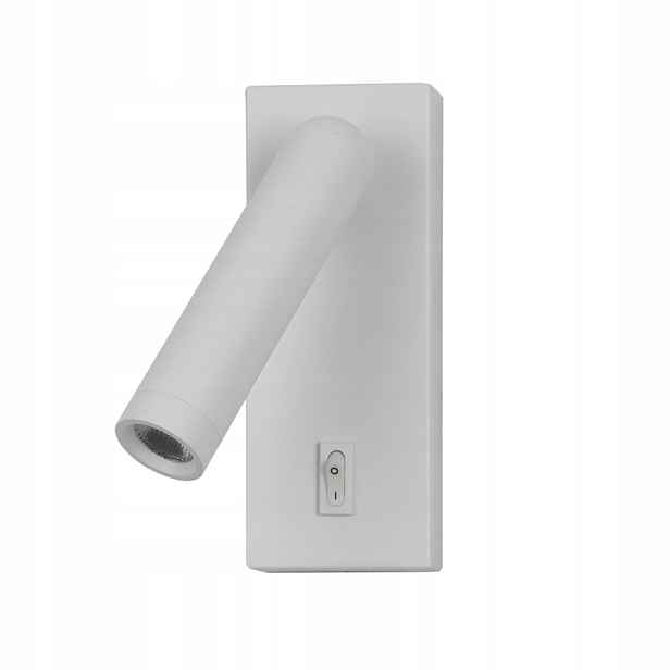 Nástěnná lampa Nova na čtení Led 2,5 W bílá, pohyblivý reflektor Italux