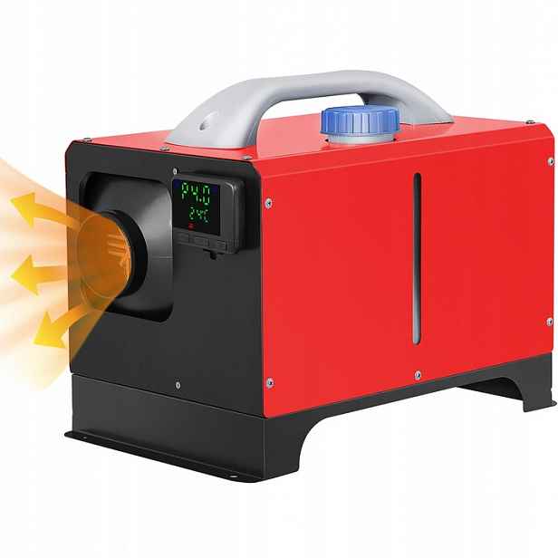 Ohřívač vzduchu na naftu 12V 8KW LCD Tlumič
