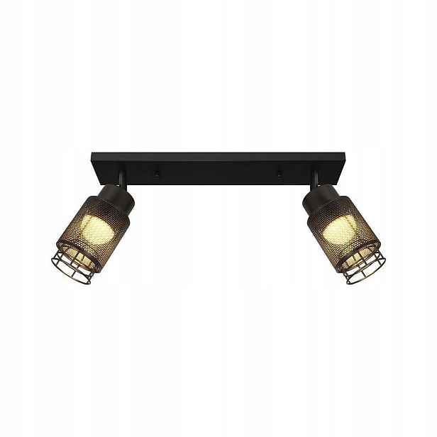 V-tac Stropní svítidlo lišta 2X6W Led spotová lišta 585x210 mm černá matná