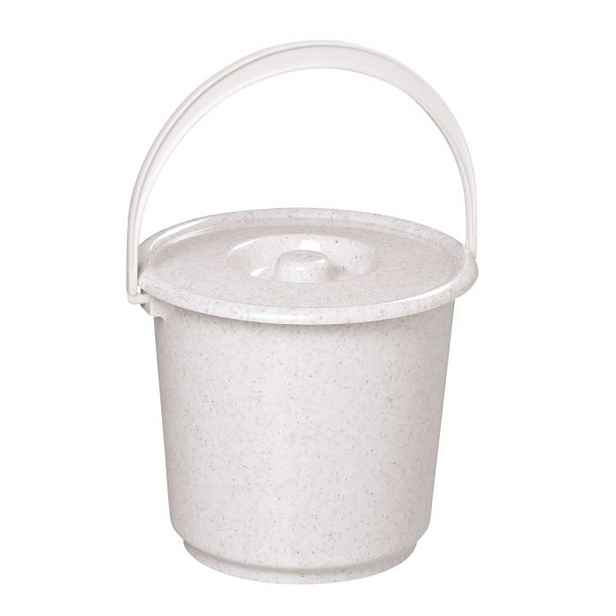 vědro 2,7l s víkem, potrav.atest (modré,granit)