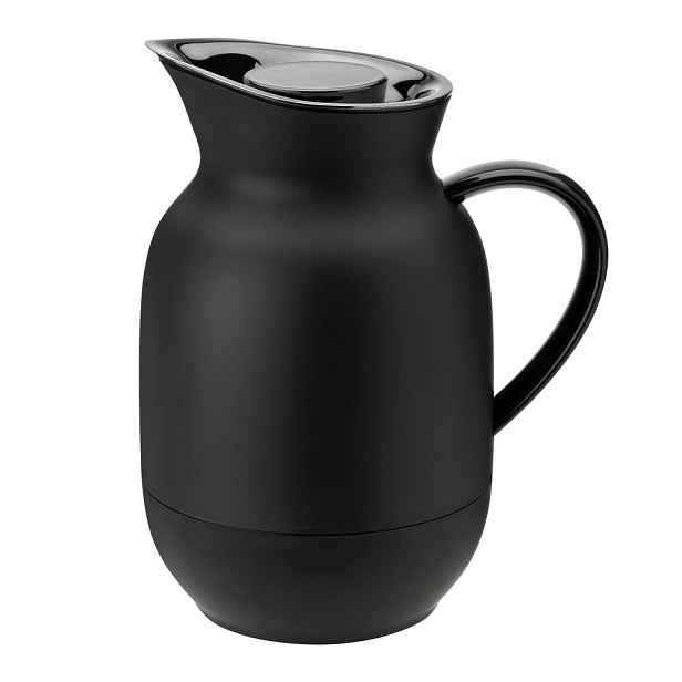 Černá plastová termokonvice 1 l Amphora – Stelton