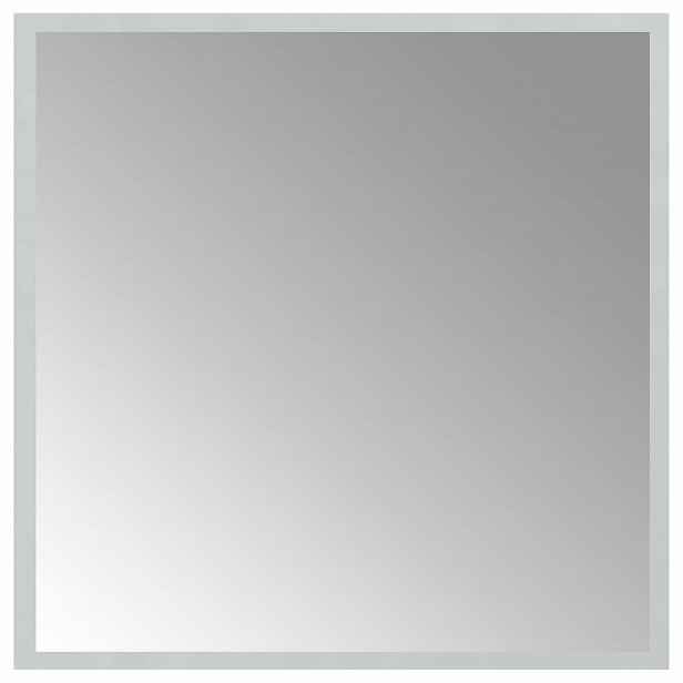 vidaXL LED koupelnové zrcadlo Transparentní 50 x 50 cm tvrzené sklo