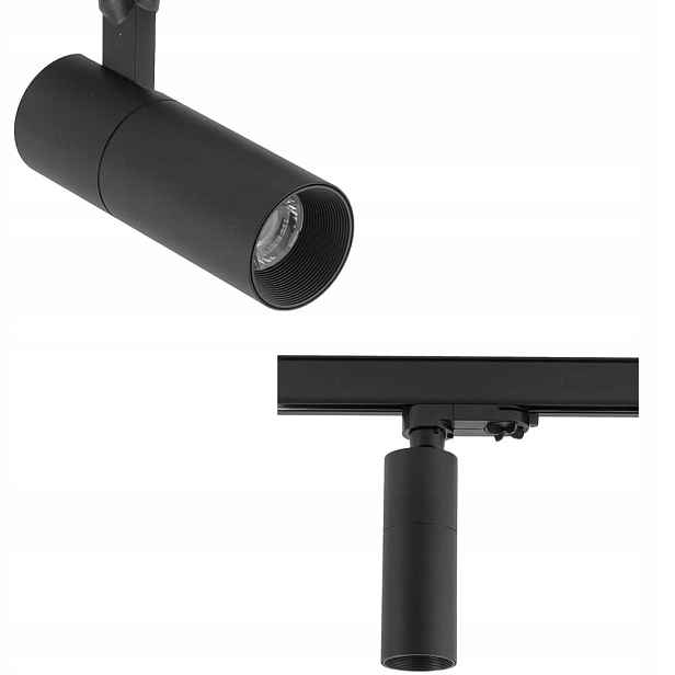 Reflektorová lampa Ctls Tinos Led 10W 3-fázový systém 4000K Černá Nowodvorski